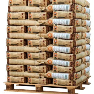 BADGER Pellets – 65 pussia x 15 kg (975 kg) | 100 % neulapuuta, DINplus & ENplusA1